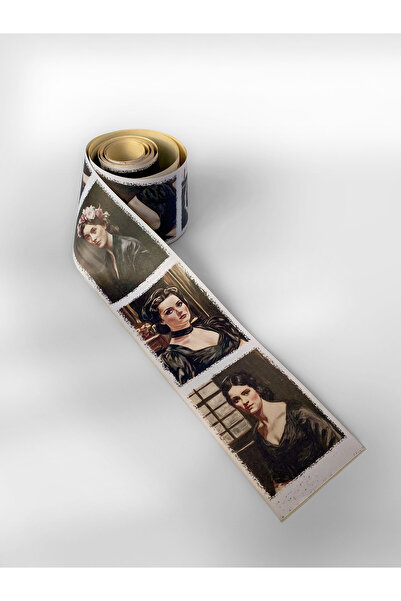 Henno Vintage Kadın Portreleri Washi Bant / Washi Tape 5x200 cm | Scrapbook &...