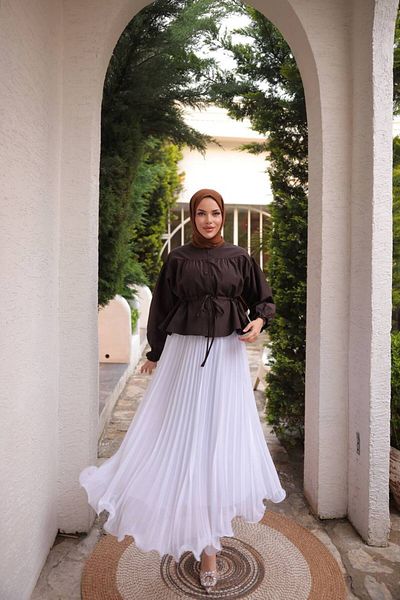 MODA AKGÜN Belly Tunnel Skirt Top Shirt