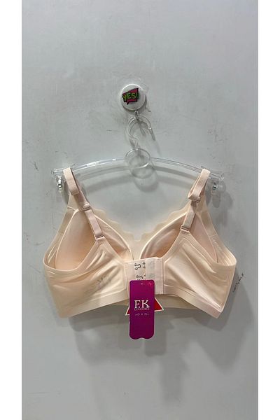F.K Women's Laser Cut Unpadded Underwire Bra Skin –1252