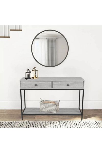 DEC4 Grey wooden console