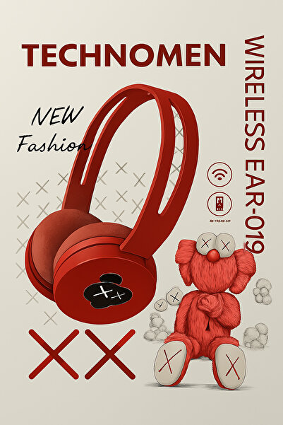 TECHNOMEN En İyi Bluetooth Çocuk Kulaklığı – 400 mAh, Net Ses, Uzun Pil Ömrüy...