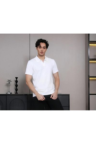 ALANAQA Comfortable and unisex fashion polo shirt