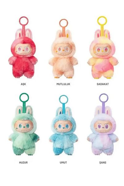 The Noir Leather The Monsters Series Plush Doll Keychain Cute Figure Big into Energy Boxed