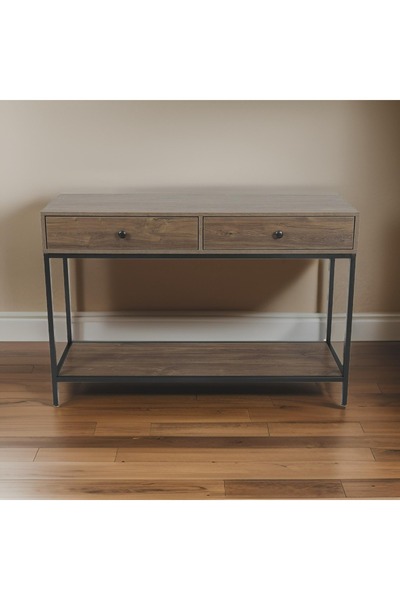 DEC4 brown wooden console
