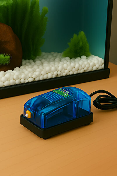 K×MING Akvaryum Motoru Tek Çıkışlı Sessiz Akvaryum Hava Motoru – Yüksek Performanslı Oksijen Pompası