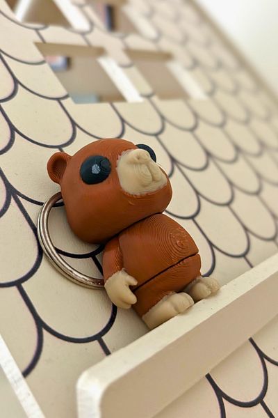 CESTOPİENO Beaver Moving Bag Ornament / Keychain - 100 Pieces