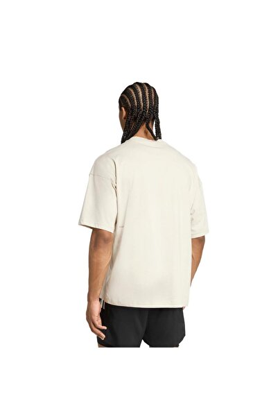 adidas Μπεζ ανδρικό μπλουζάκι ADI365 HK T UF JM4246