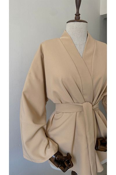 Glowear Atelier Peachy Belted Design Belted Kimono