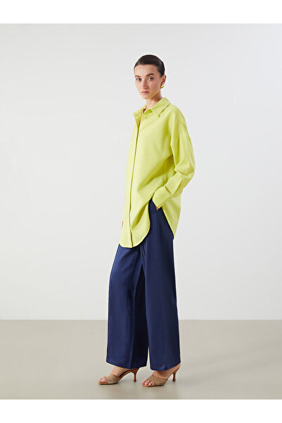 LC Waikiki Γυναικείο παντελόνι με ελαστική μέση και φαρδύ πόδι, νέα σεζόν