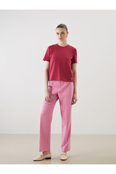 LC Waikiki Novi sezonski standardni model širokih ženskih pantalona - S5NJ40Z8