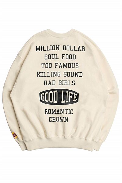 Boi Unisex Ecru Bts Good Life Sweatshirt Hoodie
