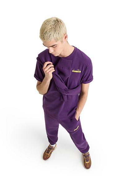 Diadora T-SHIRT SS ROUTE - VIOLET JEWEL