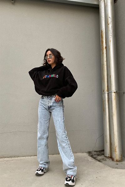 Boi Astra World Unisex Hoodie Black Boiclothnew60