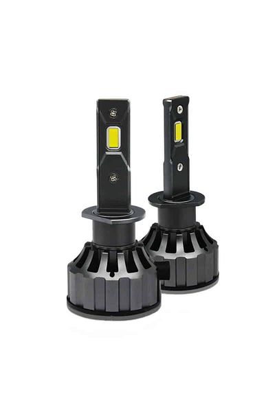 BGRJ Automotive H1 Canbus 120W LED bulbs, cold white light, 12000 lumens, error free