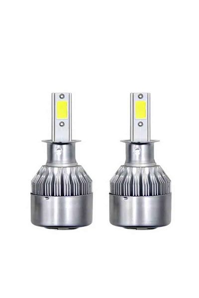 BGRJ Automotive H3 C6 LED bulbs, 6500k, 3800 lumens