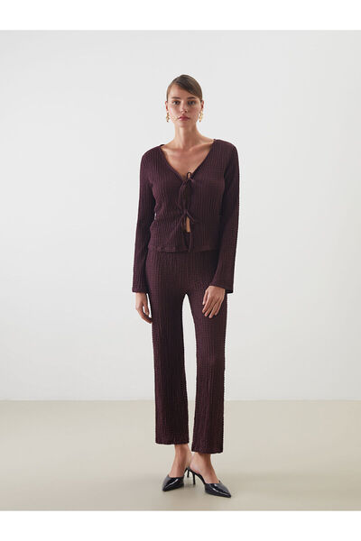 LC Waikiki بنطلون نسائي منقوش بخصر مطاطي من Peak New Season