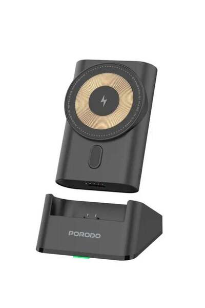 porodo 5200mAh Integrated Type-C Magsafe Power Bank with 40W Portable Transpa...