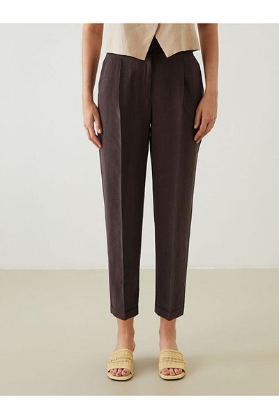 LC Waikiki Lcw Loose Fit Cigarette Women's Trousers New Season