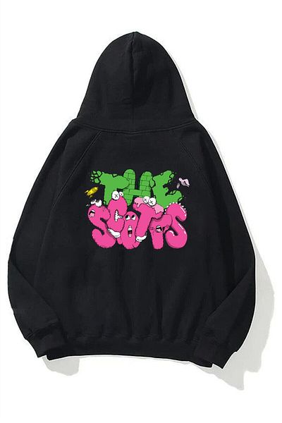 Boi Μαύρο φούτερ Unisex The Scotts Hoodie