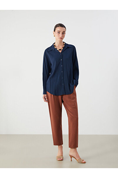 LC Waikiki بنطلون نسائي من Peak New Season بخصر مطاطي وقصة جزر