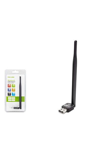 pixlink Wireless Adaptör 150Mbps 5 DB Pix-Link LV-UW10T