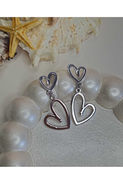 Ivory Pearl Ikli Heart Dangle Earrings