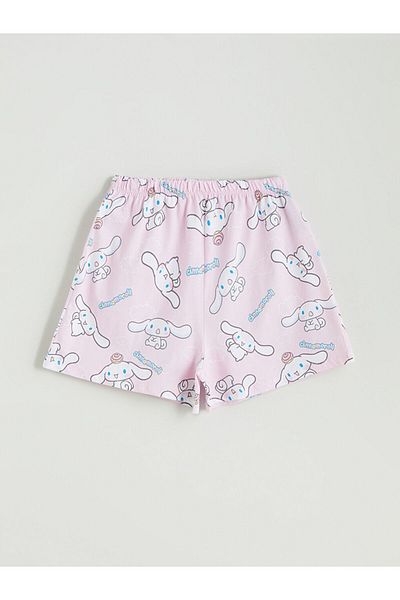LC Waikiki New Season Cinnamoroll Printed Girls' Pajama Shorts - S5Om79Z4