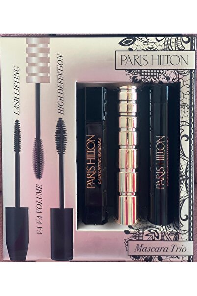 Paris Hilton 3lü Maskara Seti, Uzatma Ve Beliginlestirme, Hacim Etkisi, Rimel