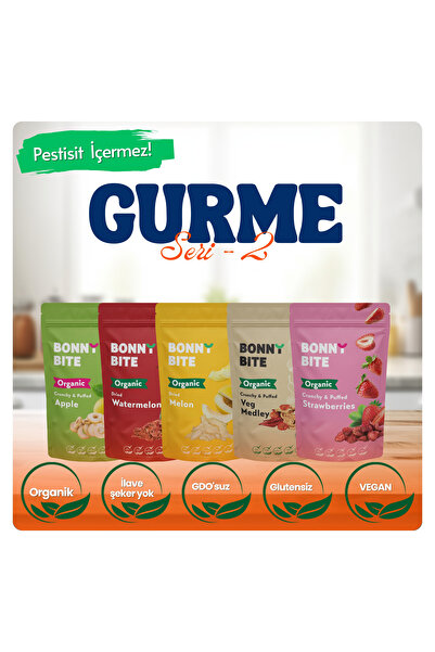 Bonny Bite Dried Organic Apples, Watermelon, Melon, Vegetables & Strawberries...