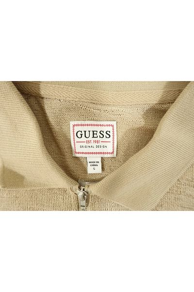 Guess SS GAUZE JERSEY ZIP