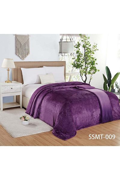 homestyle 1 Piece Soft Polyester Bed Blanket Large Size 200x220 cm