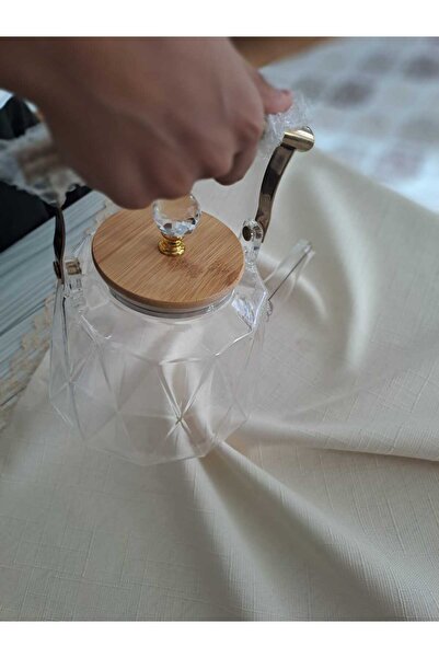 Online Kapında إبريق شاي زجاجي مع مصفاة زجاجية، إبريق شاي، شاي أعشاب، مقاوم ل...