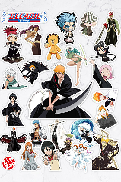 ZipZap Pachet de autocolante pentru telefon, laptop, Bullet Journal, Bleach A...