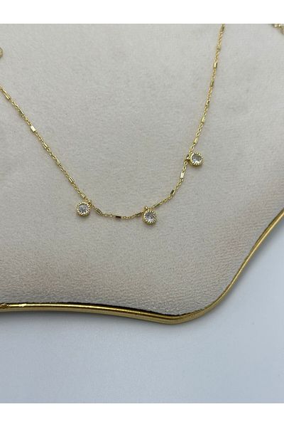 MyladyAccessoriess Solitaire Charm Detail Steel Anklet