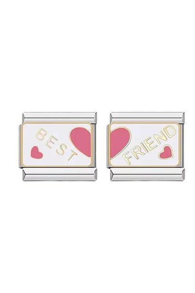 Dumledo Best Friends Double Steel Italian Charm