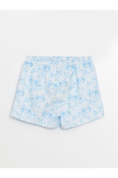 LC Waikiki Lcw Quick Dry Girls' Swim Shorts with Elastic Waist Fast Fashion
