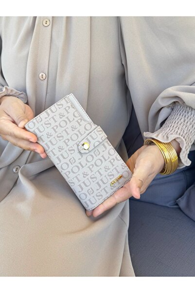 Just Polo Women's Stone Multi-Eye Wallet with Coin and Card Compartments