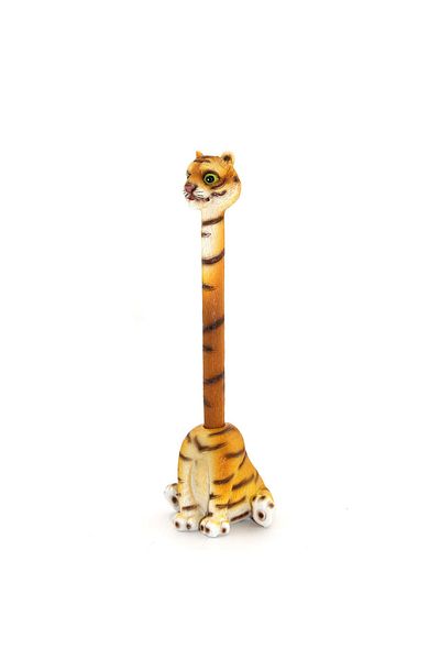 Wolawood Lion Figured Ballpoint Pen Cute Animal Themed Polyester Body Concept Gift Desktop Pen