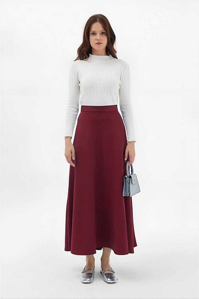 MODA Scuba Fabric Bell Skirt