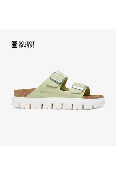 Birkenstock Дамски зелени чехли Arizona Chunky 1026888