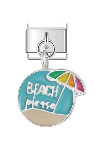 Dumledo Summer Energy Beach Please (Beach Please) Steel Italian Charm