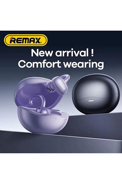 REDz Accessories Căști Bluetooth REMAX W29 CozyBuds, capacitate 250mAh, clipsabile, negre
