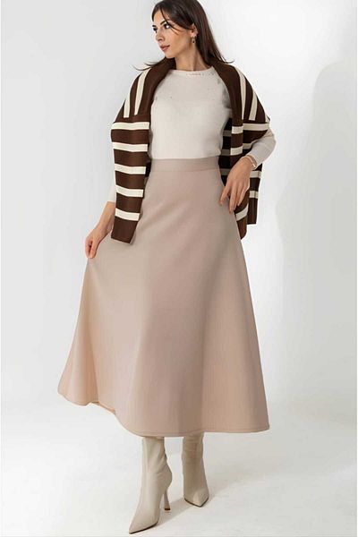 MODA Scuba Fabric Bell Skirt