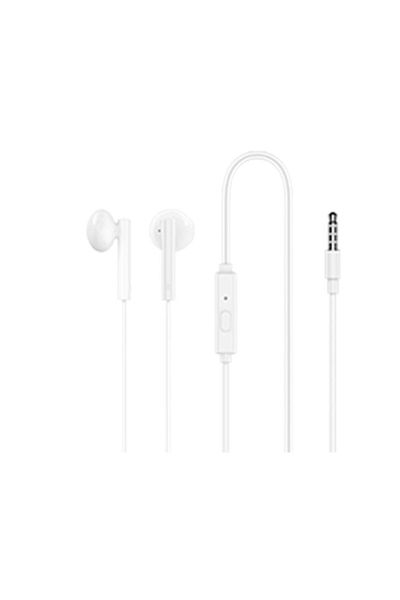 Lanex Lankeys LE21 Stereo Earphone with Noise Cancelling Microphone, 3.5mm AUX Port, 120cm Length, White
