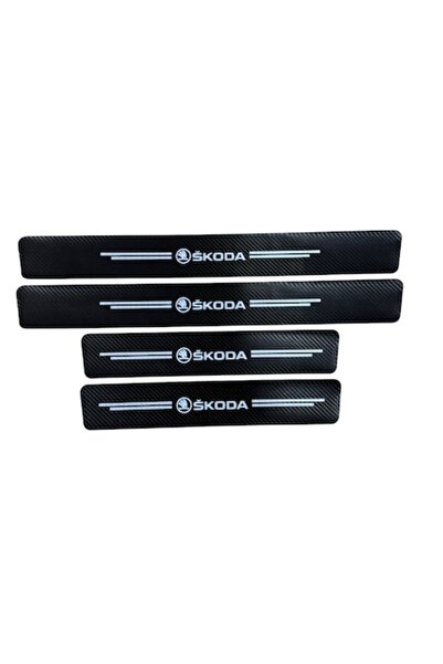 MAF Set 4 bucati pentru Skoda Autocolante din fibra de carbon anti-zgarieturi