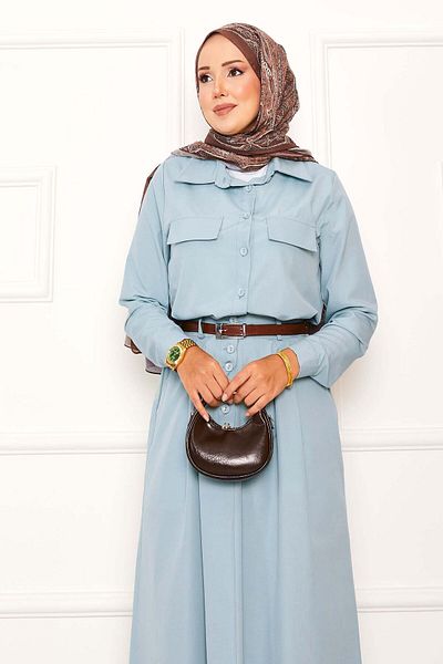 EBRUTESETTÜR Double Suit with Pocket Detail Skirt