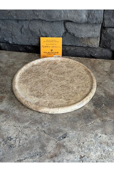 Polen Stone Enparador Marble Presentation Tray – 26 cm