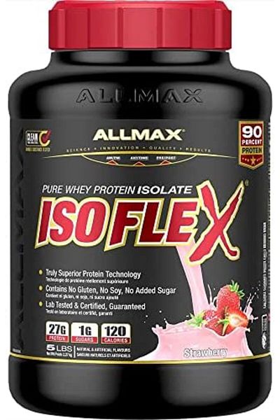 ALLMAX Nutrition ALLMAX ISOFLEX Strawberry Supplement, 2.3 kg
