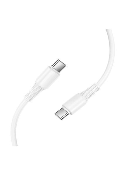REDz Accessories Cable USB-C to USB-C Hoco X120, 3A, 60W, 1m, White