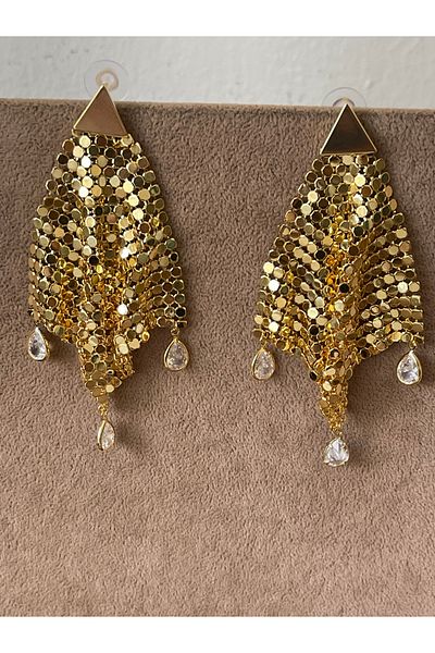 Rupen Kraft Sequin Drop Zircon Stone Evening Dress Special Design Shiny Evening Dress Earrings